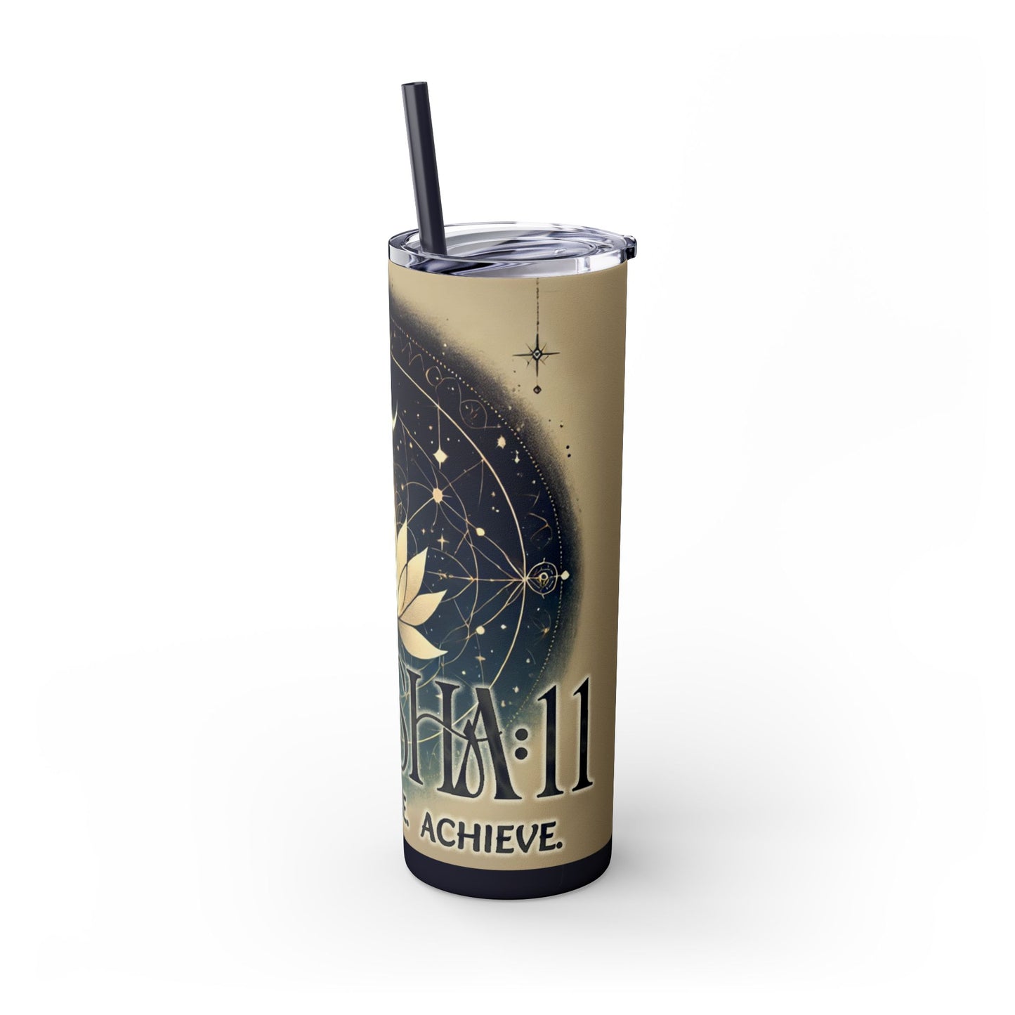 MOKSHA:11 Skinny Tumbler with Straw, 20oz - Inspired Collective Store