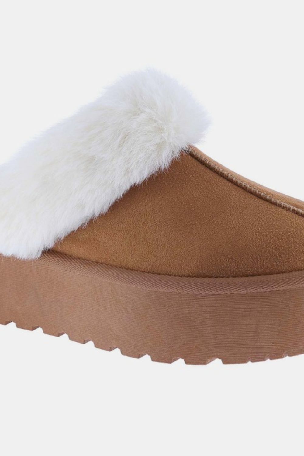 Weeboo Thick Bottom Fur Trim Snow Slippers - Inspired Collective Store