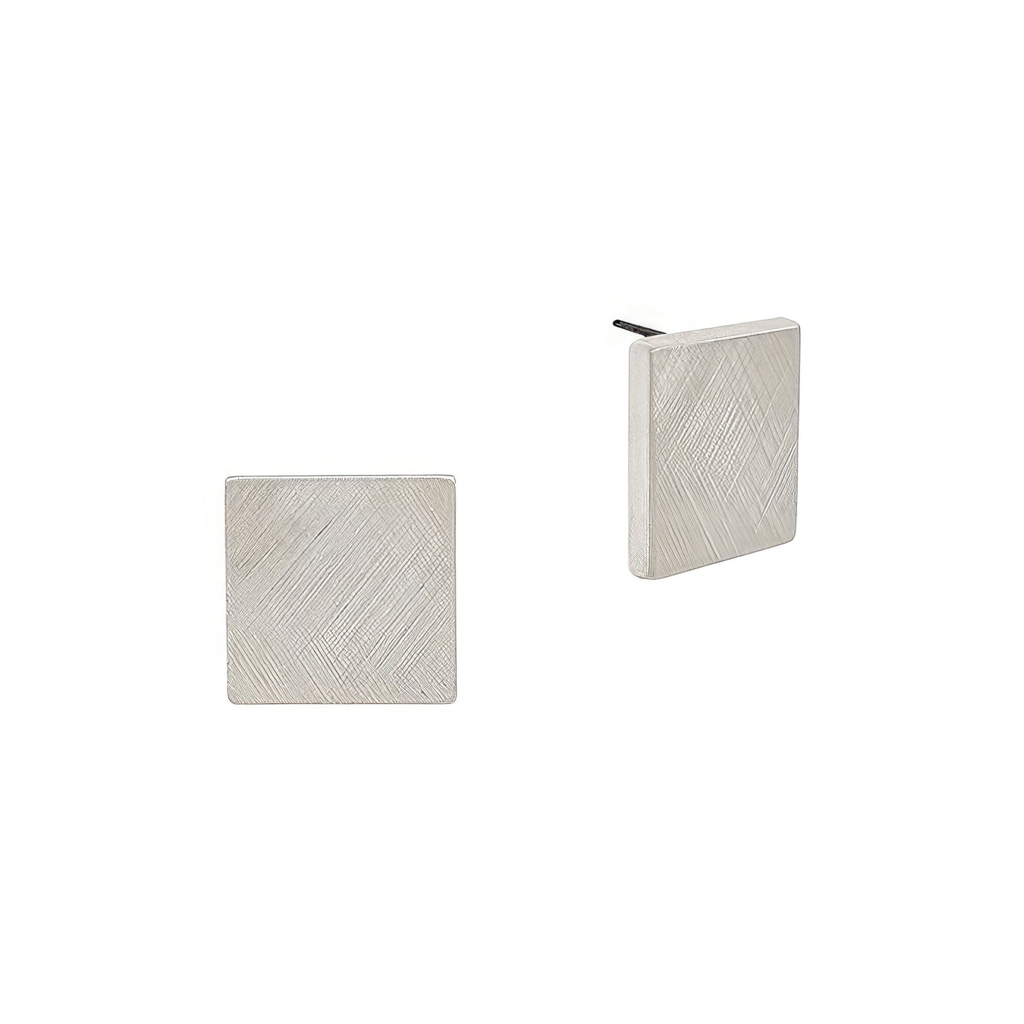 15mm Square Shaped Metal Post Earring - Inspired Collective Store