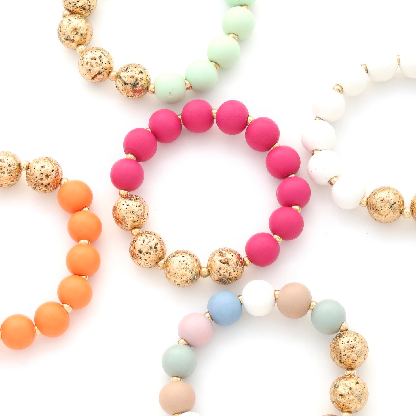 Textured Beaded Bracelet - Inspired Collective Store