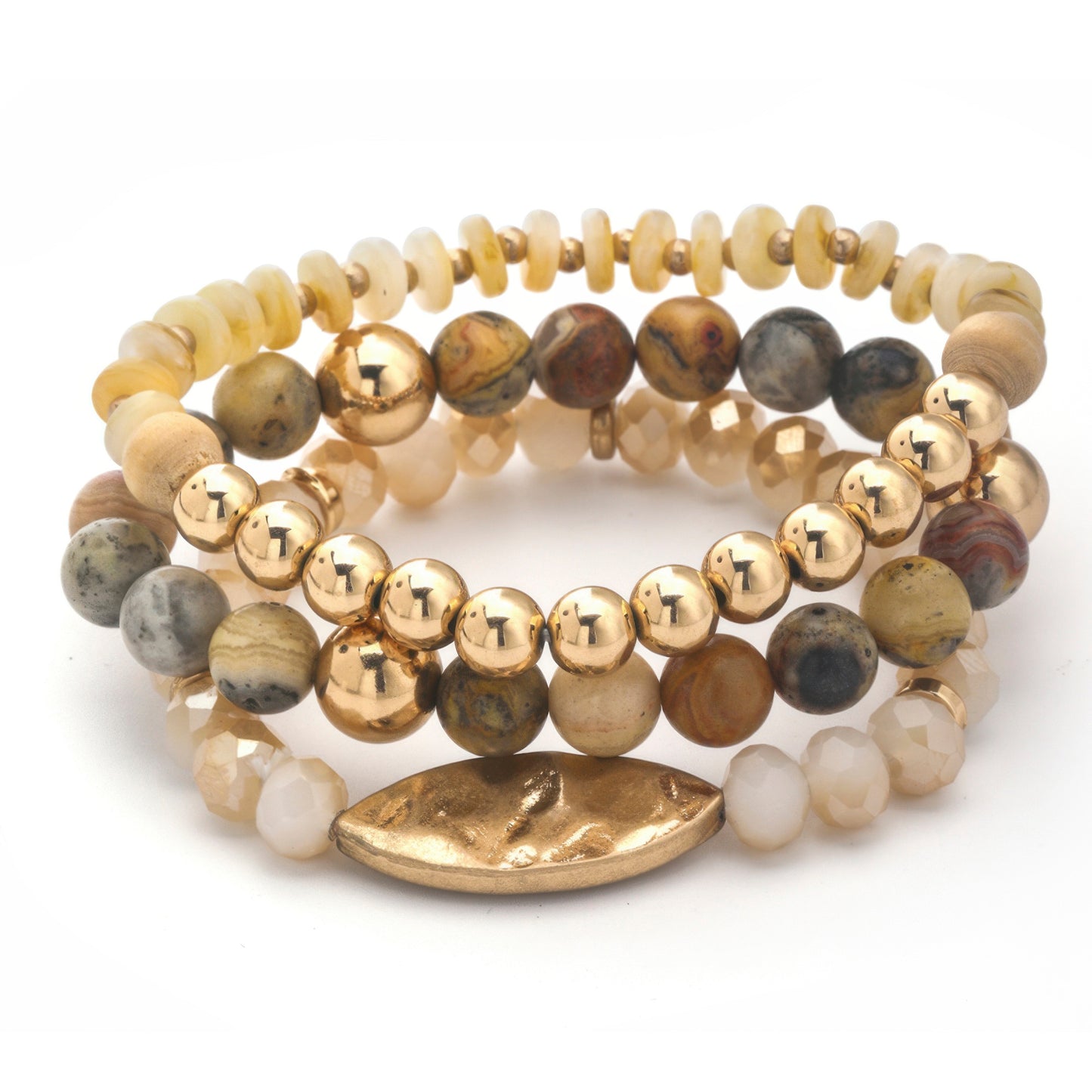 Multi Mix Bead Stretch Bracelet Set - Inspired Collective Store