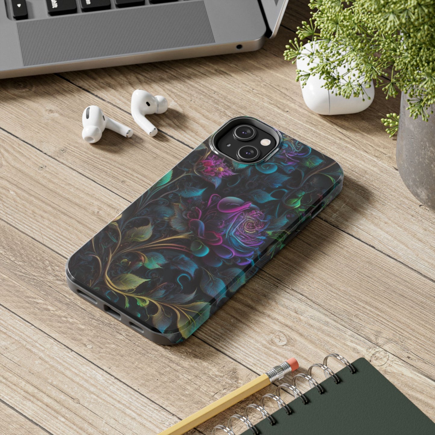 Whimsy Flower-Tough Phone Cases for IPhone and Samsung