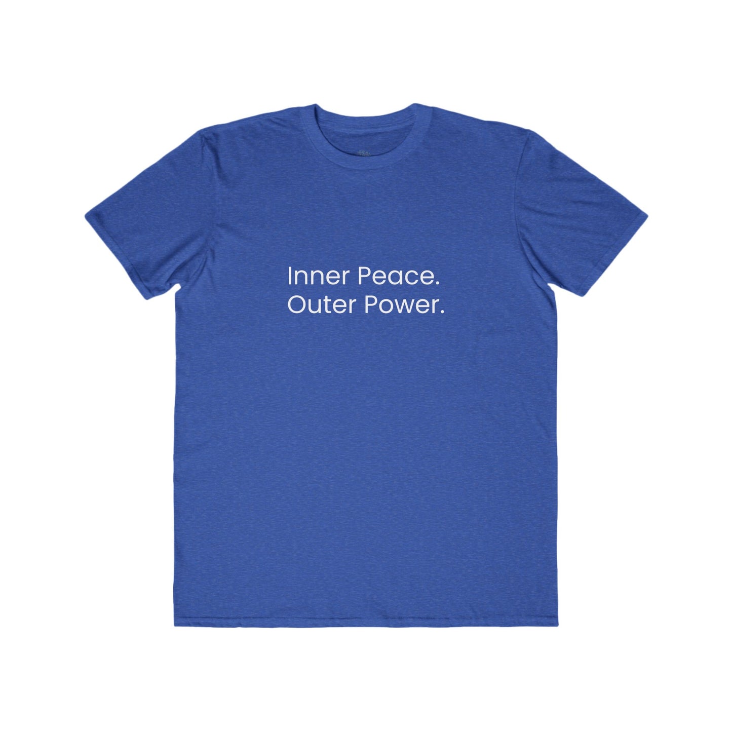 Inner Peace. Outer Power. Mens Tee — Minimalist Inspirational T-Shirt