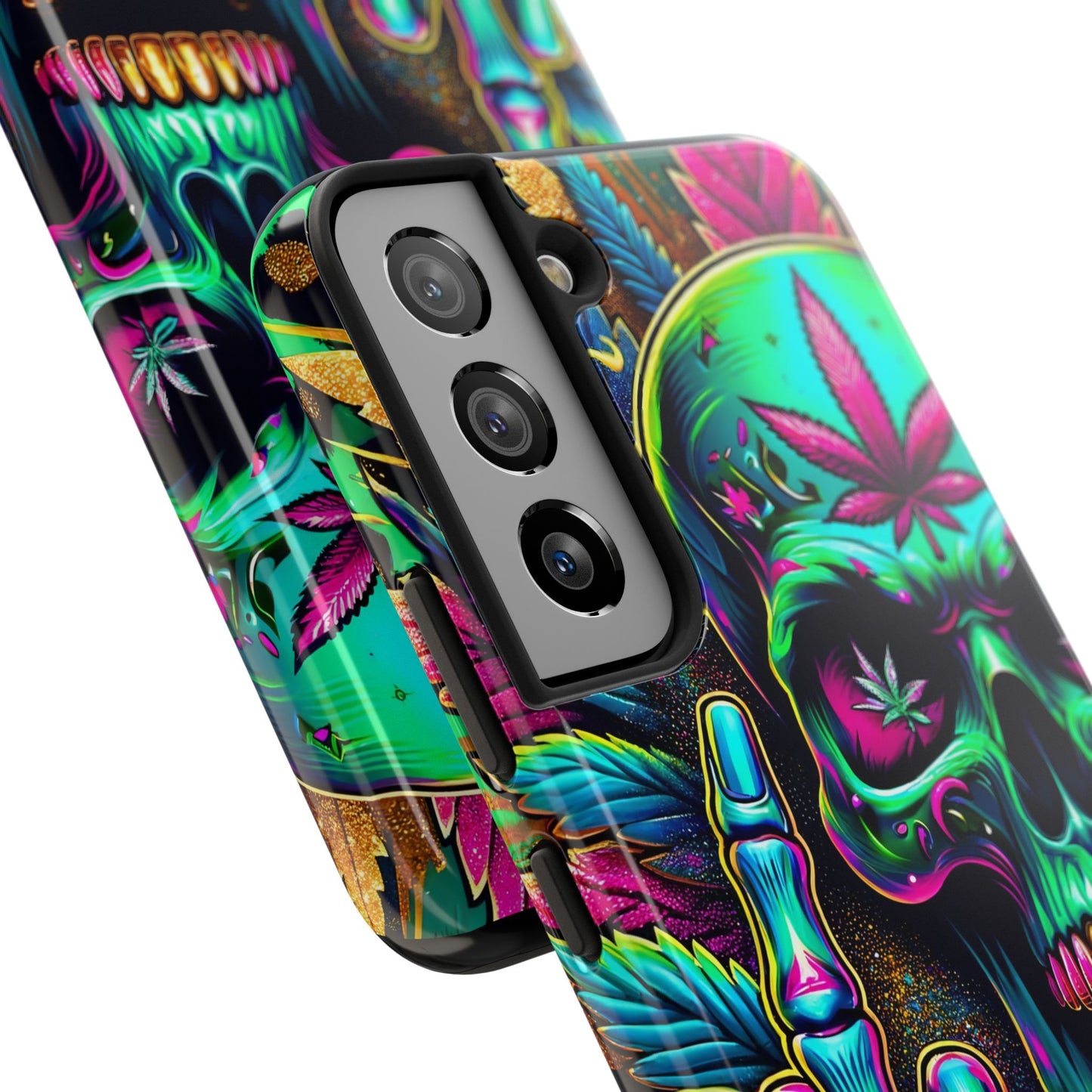 Neon Skull -Tough Phone Cases