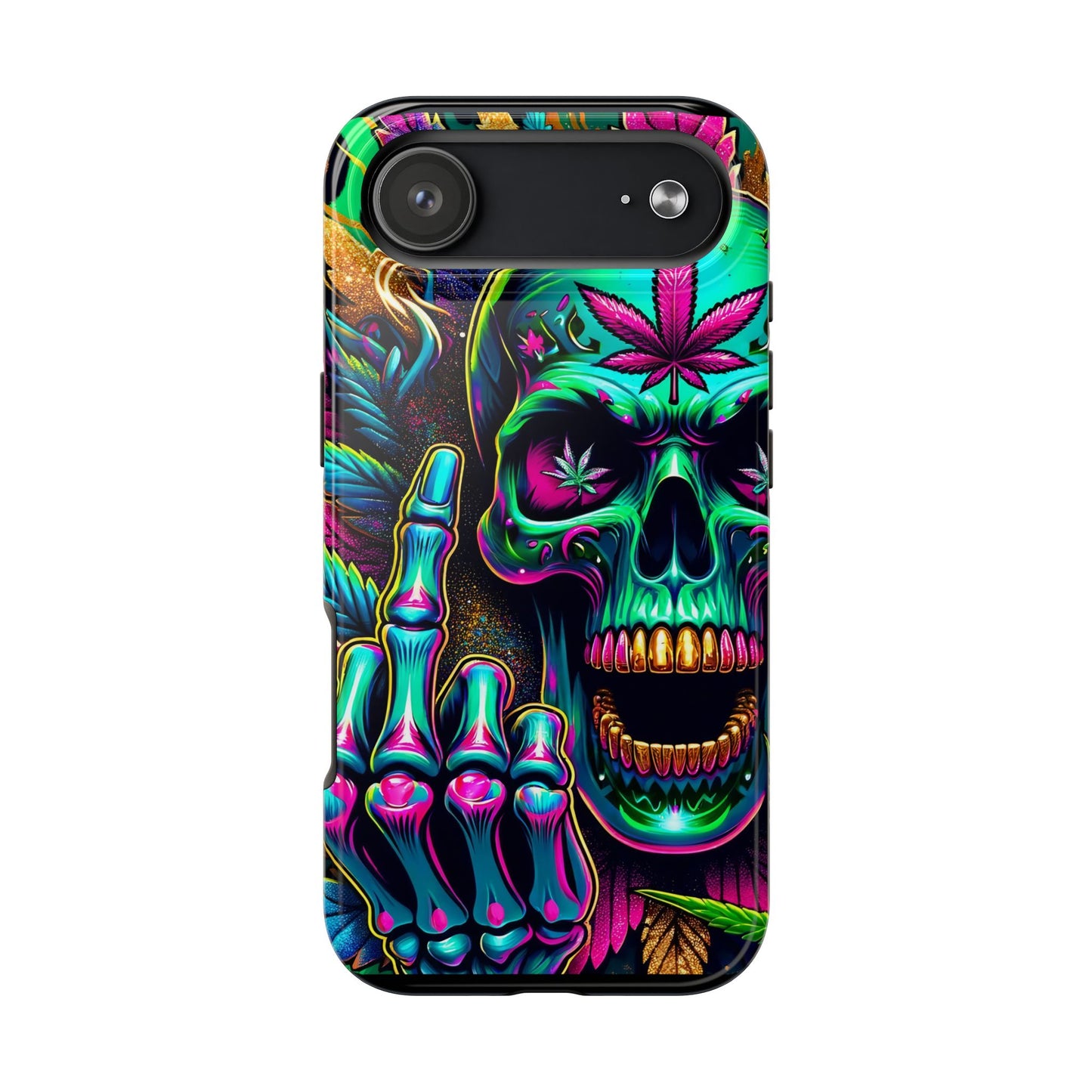 Neon Skull -Tough Phone Cases
