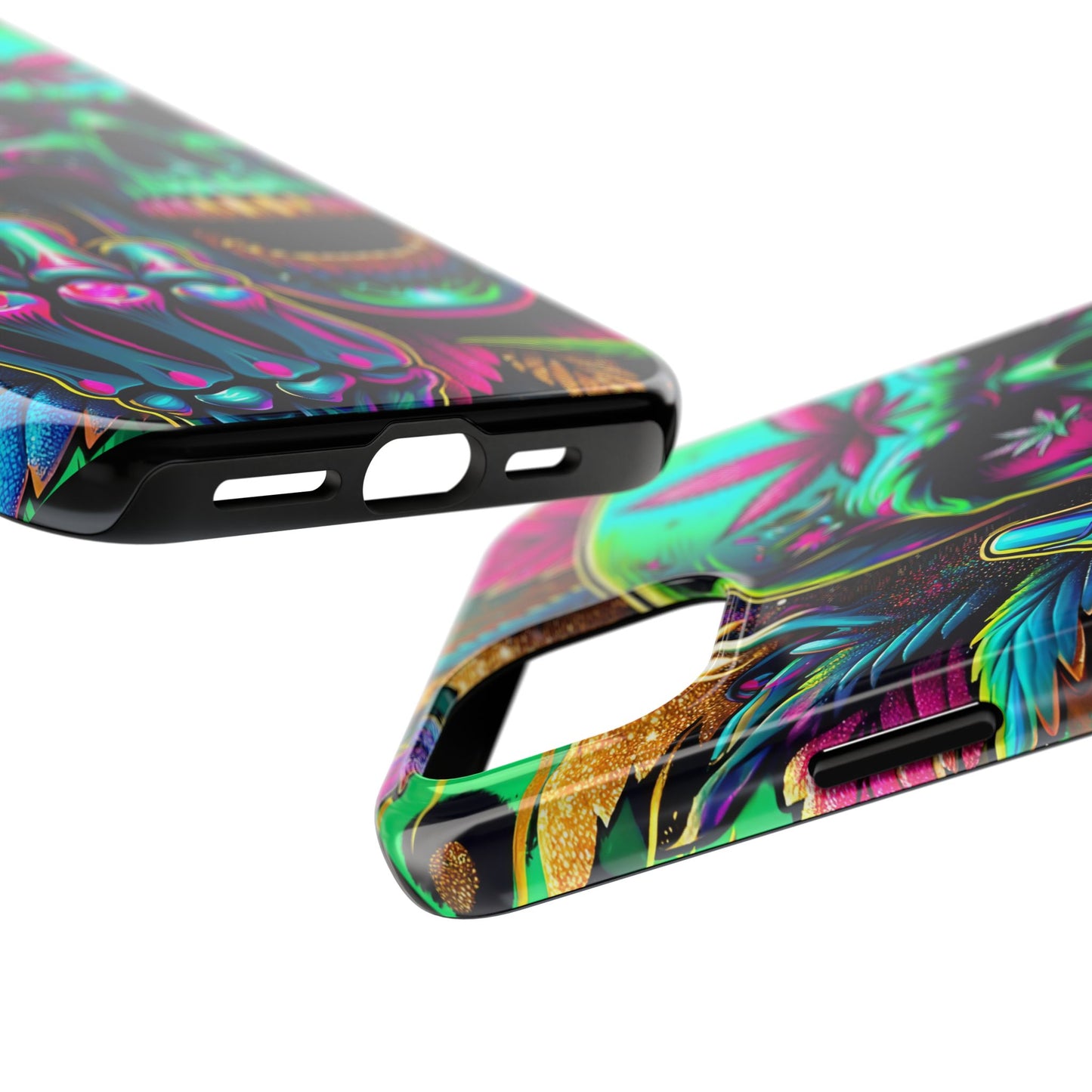 Neon Skull -Tough Phone Cases