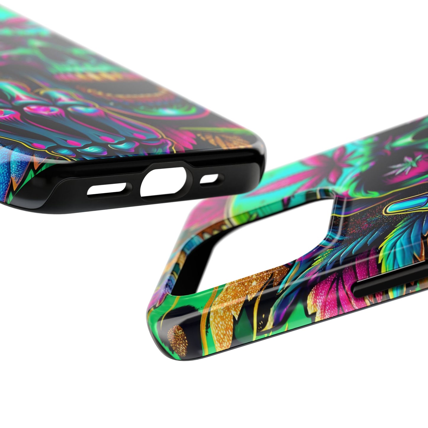 Neon Skull -Tough Phone Cases