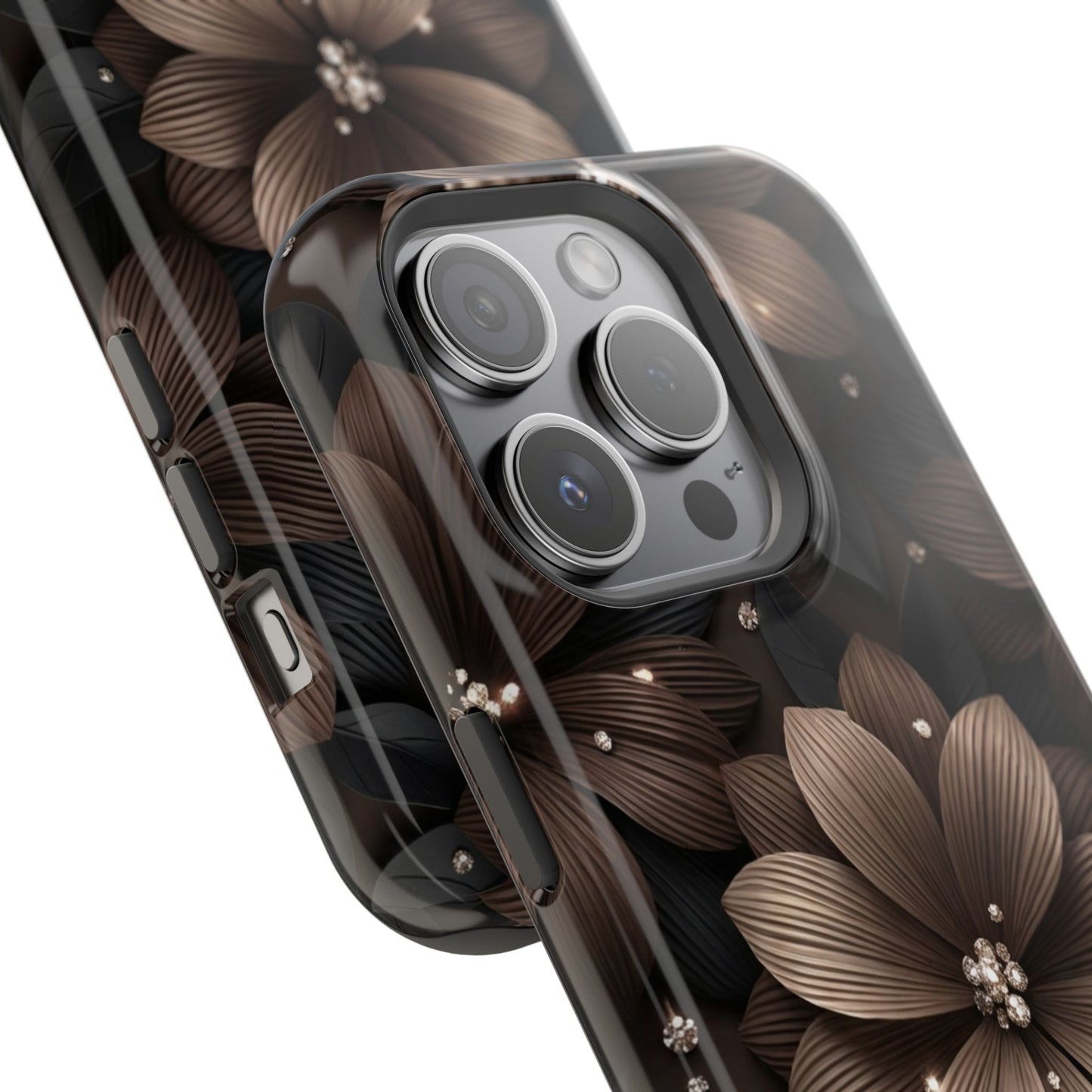Phone Case - Floral Magnetic Impact-Resistant Case