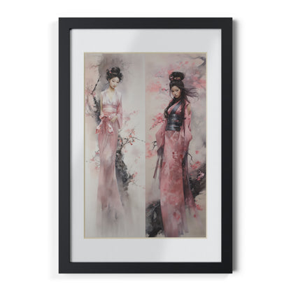 Cherry Blossom 1 -Framed Posters, Black - Inspired Collective Store