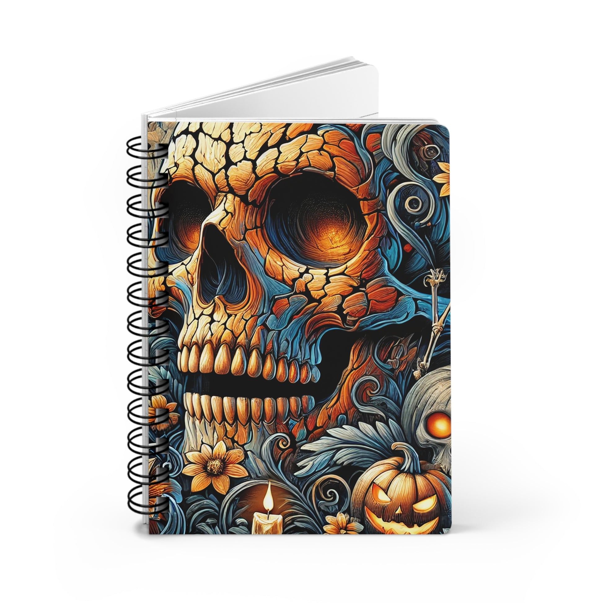 Halloween Themed Spiral Bound Journal - Inspired Collective Store