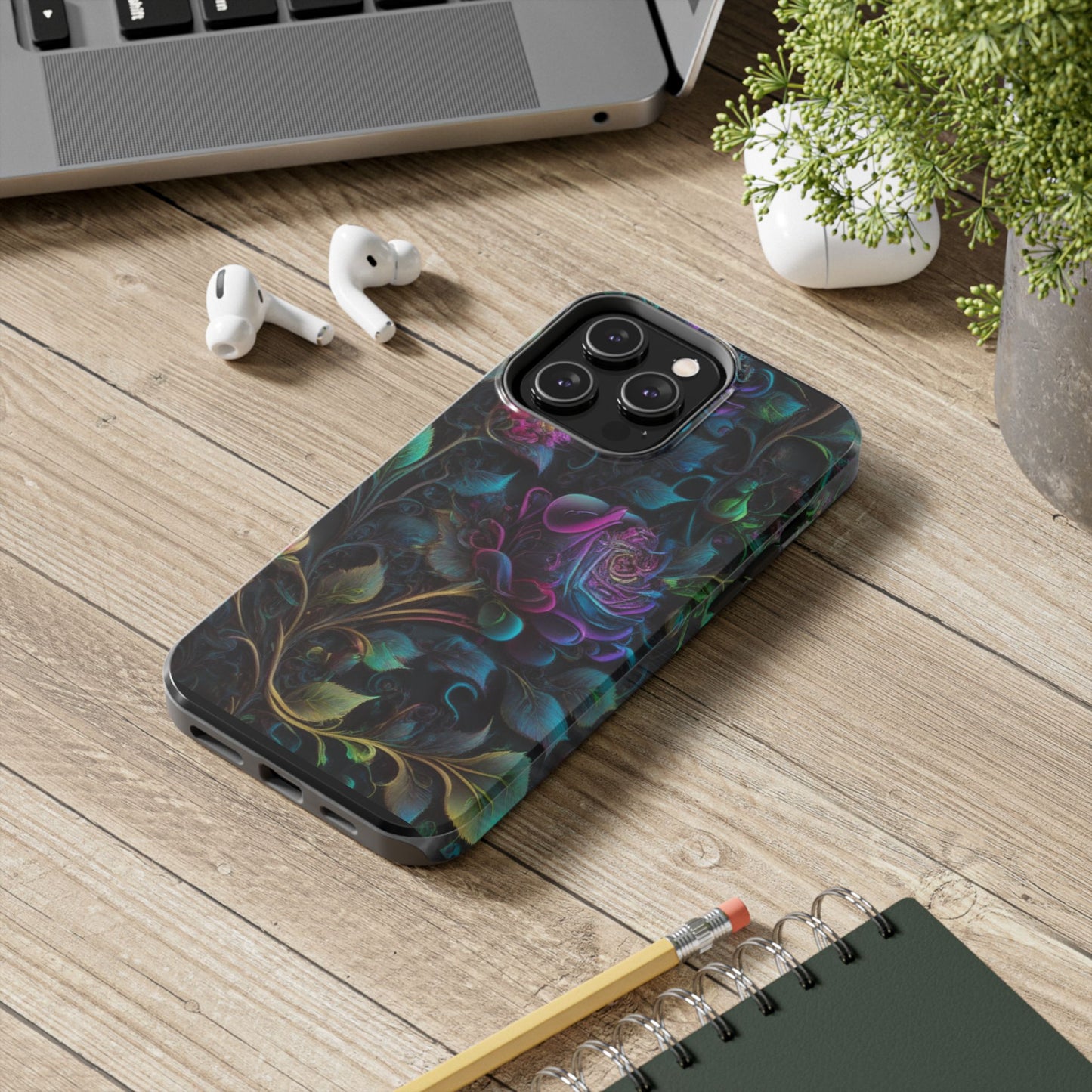 Whimsy Flower-Tough Phone Cases for IPhone and Samsung