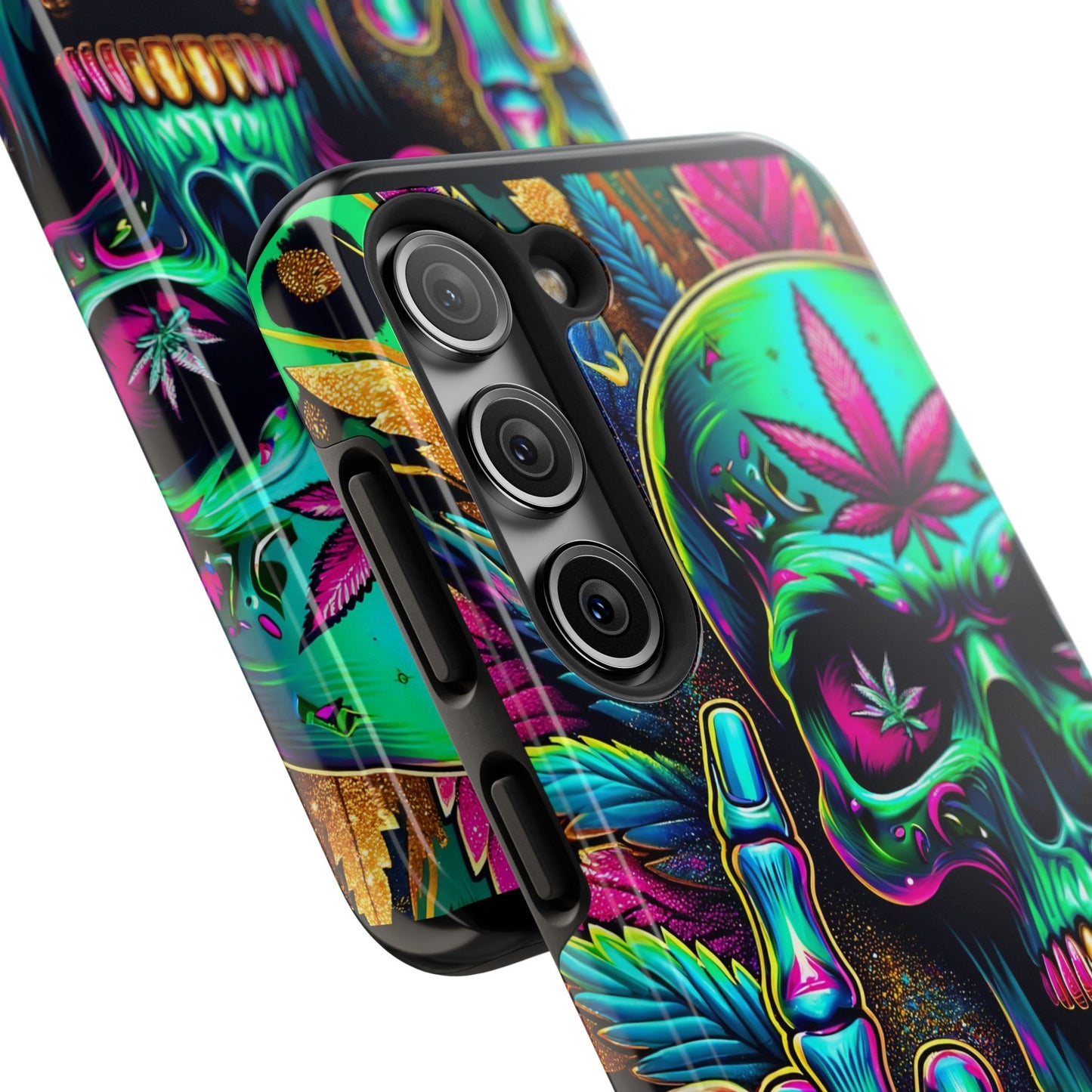 Neon Skull -Tough Phone Cases