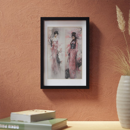 Cherry Blossom 1 -Framed Posters, Black - Inspired Collective Store