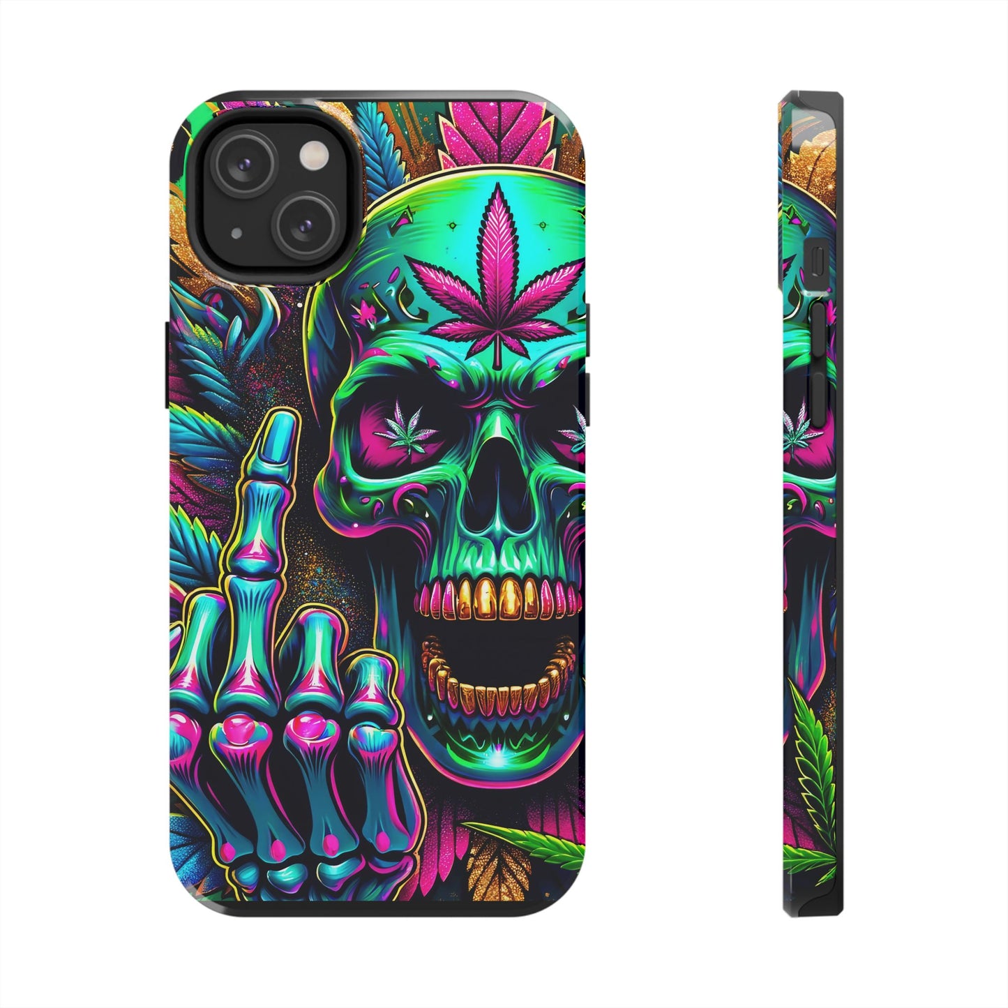 Neon Skull -Tough Phone Cases