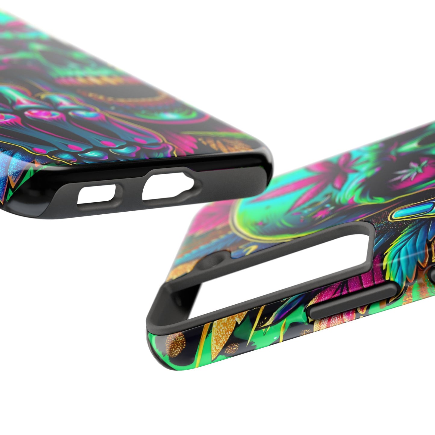 Neon Skull -Tough Phone Cases