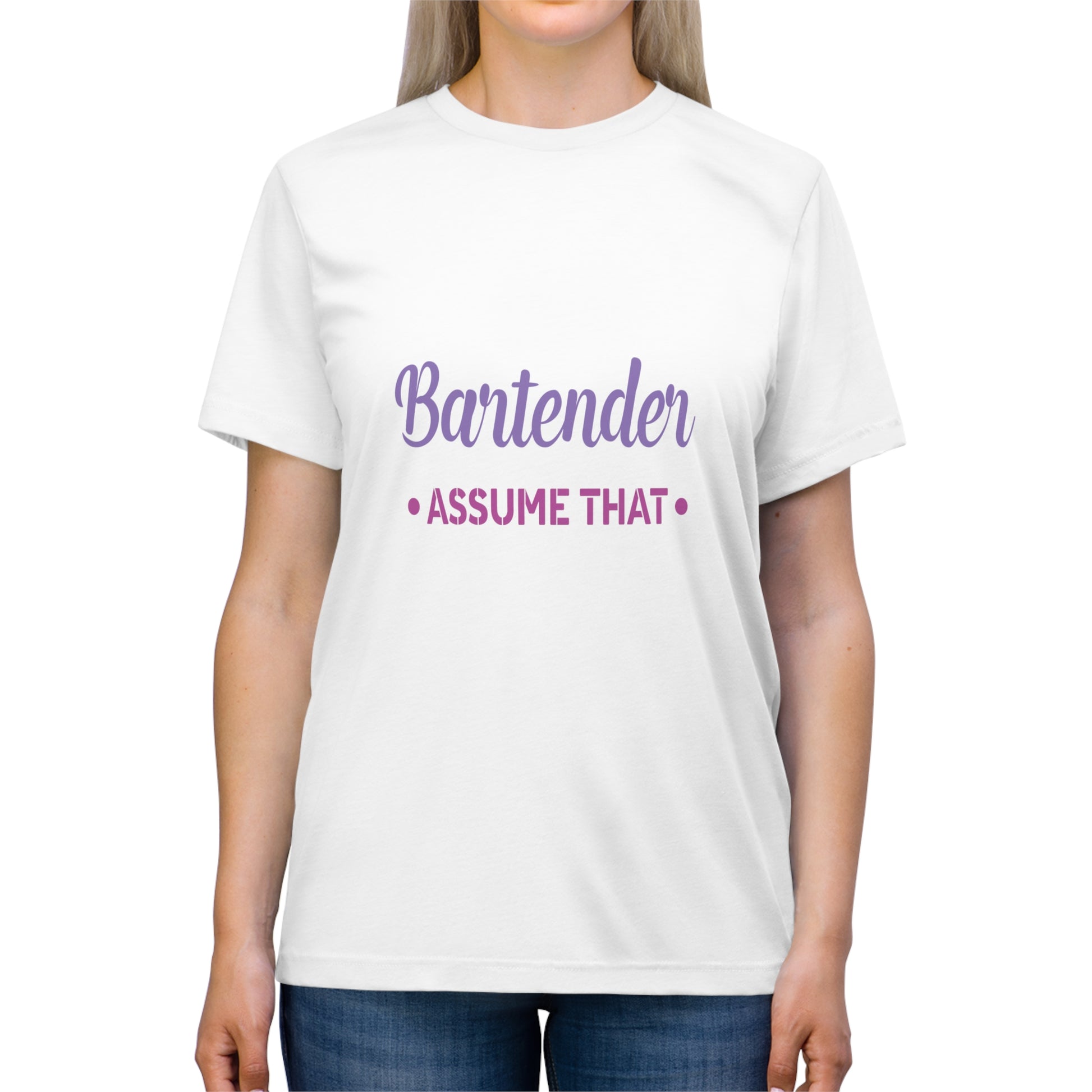 Unisex Triblend Tee- Bartender is always right - Inspired Collective Store