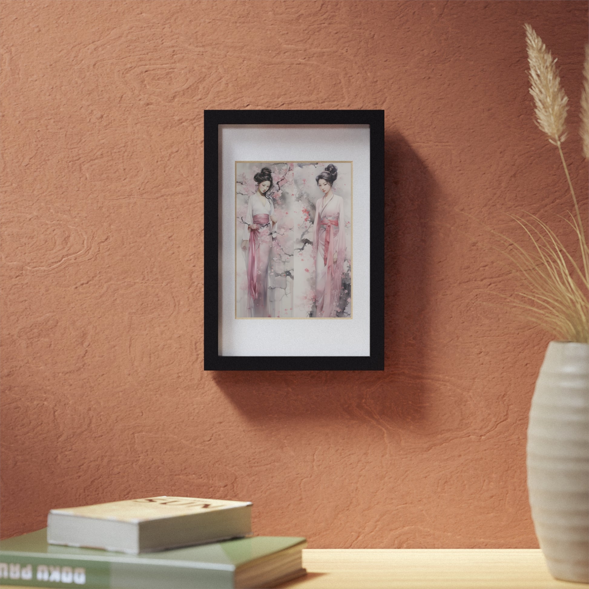 Cherry Blossom 2 -Framed Posters, Black - Inspired Collective Store