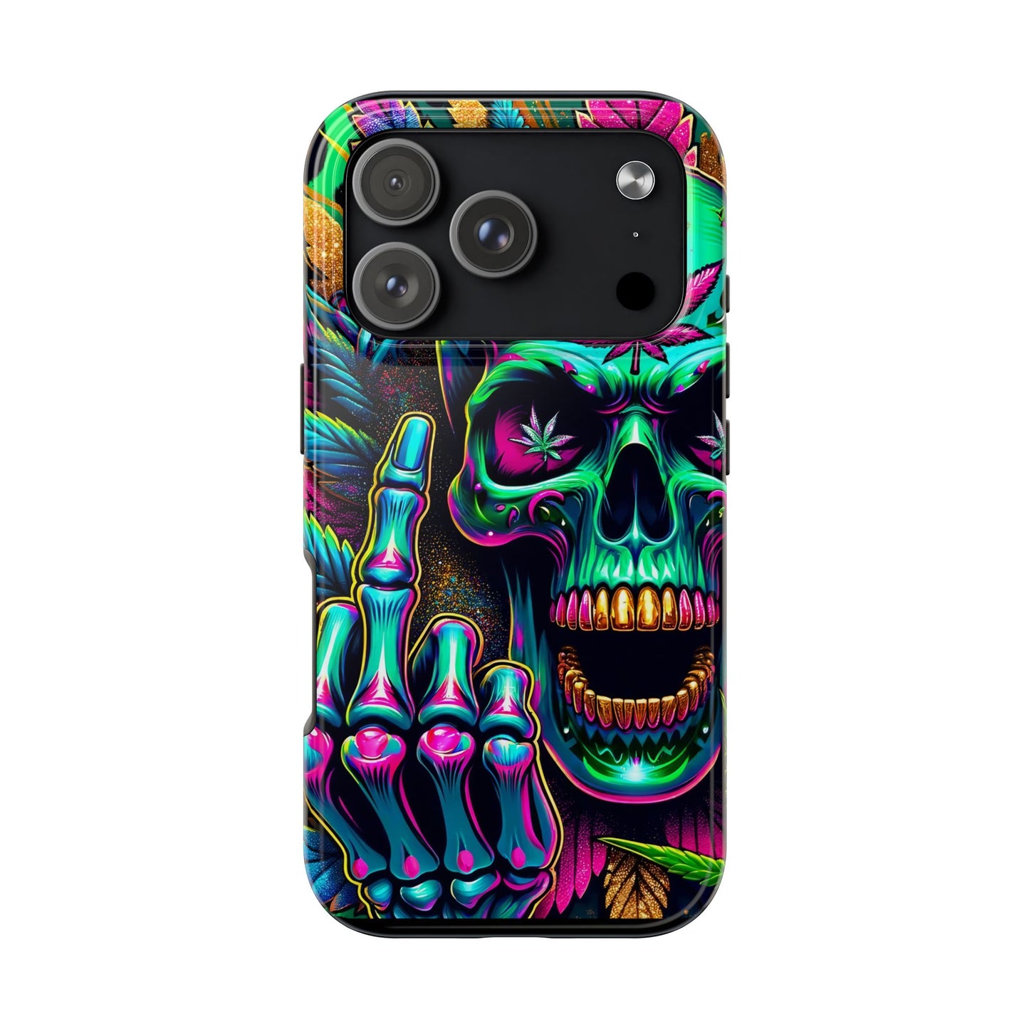 Neon Skull -Tough Phone Cases