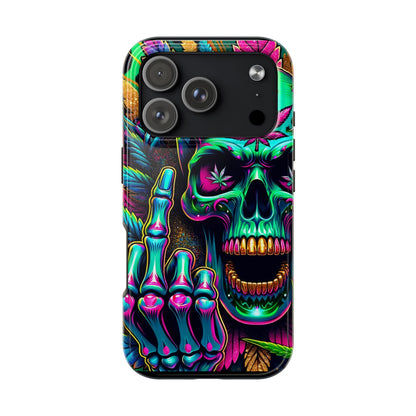 Neon Skull -Tough Phone Cases