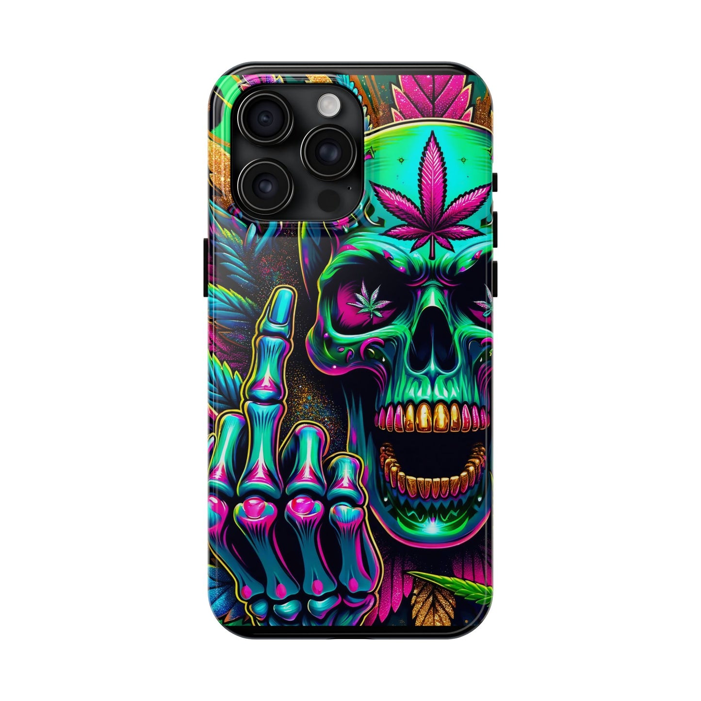 Neon Skull -Tough Phone Cases