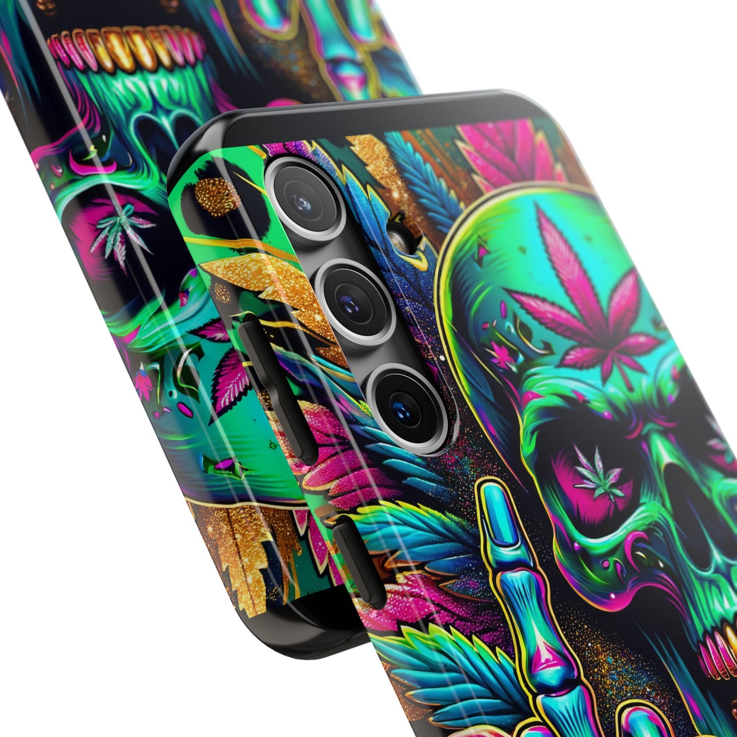 Neon Skull -Tough Phone Cases