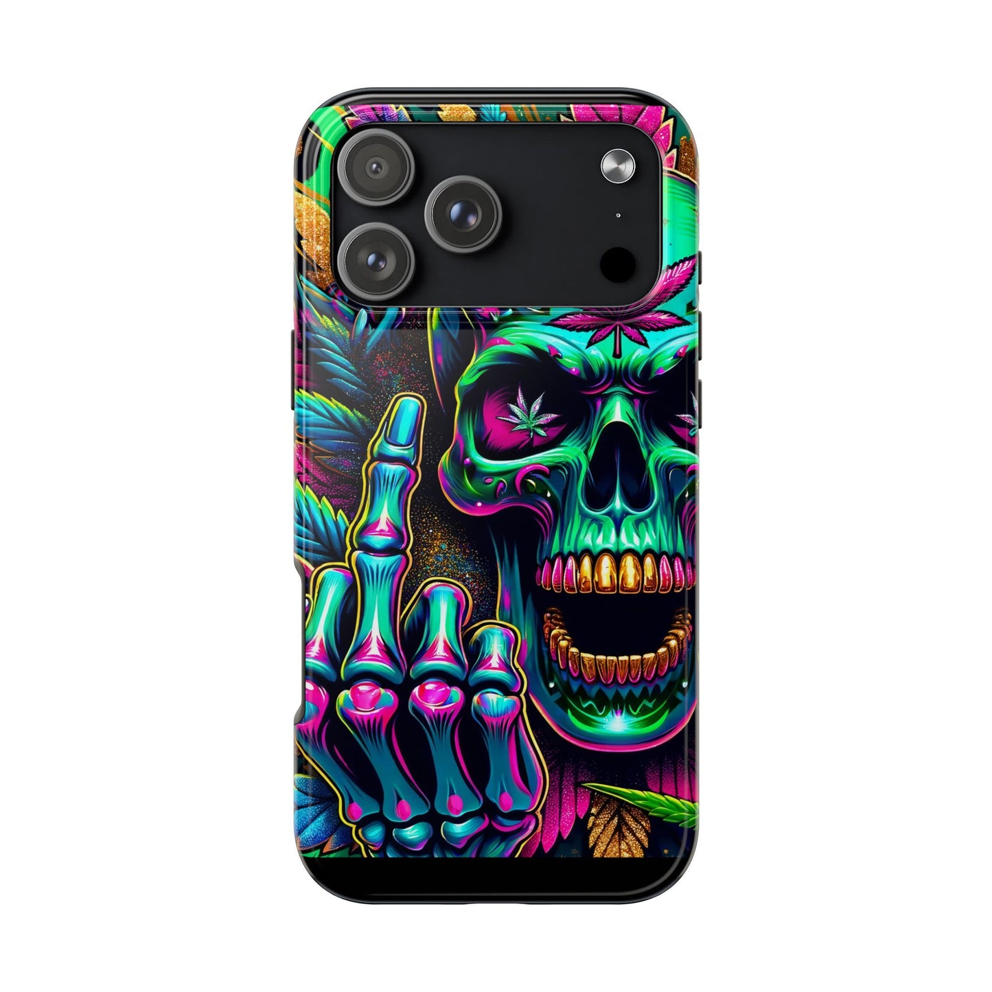 Neon Skull -Tough Phone Cases