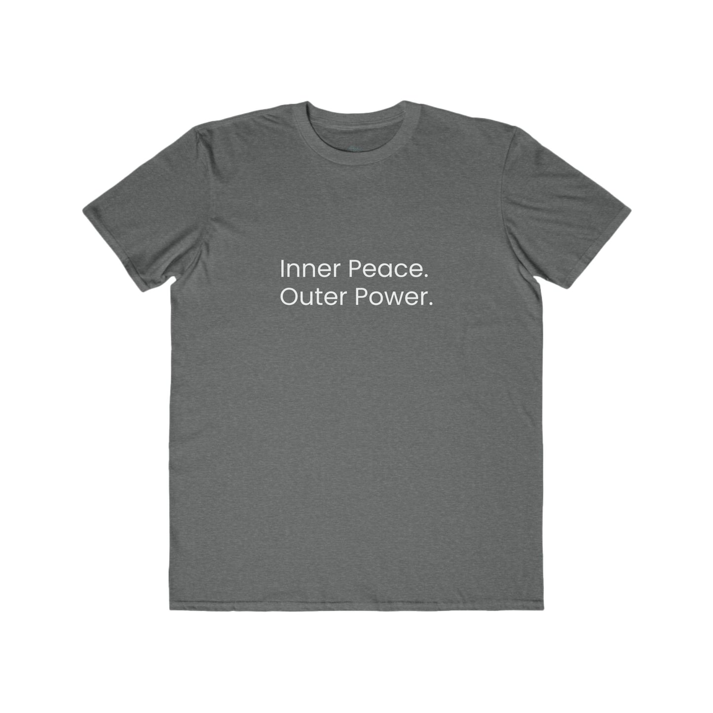 Inner Peace. Outer Power. Mens Tee — Minimalist Inspirational T-Shirt