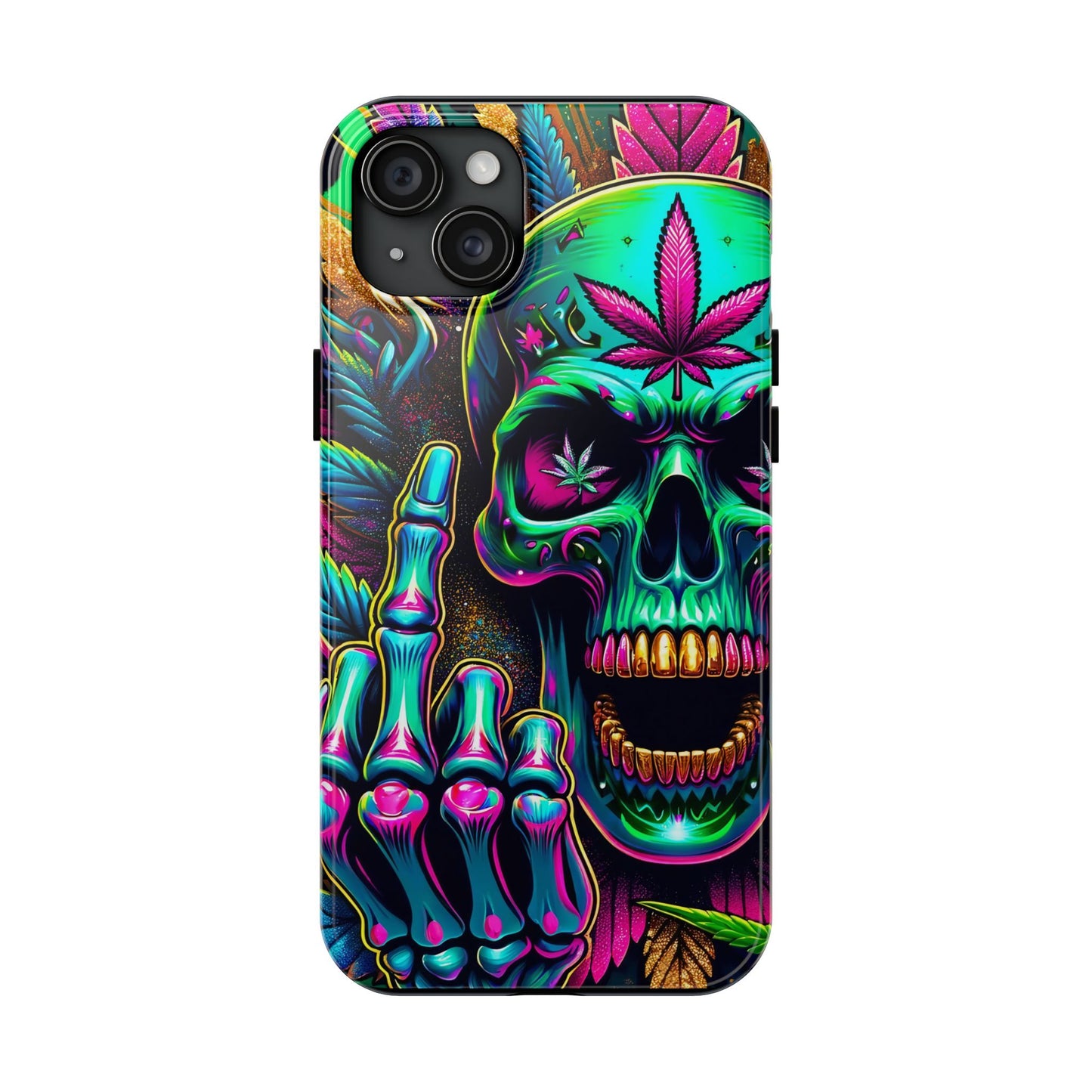 Neon Skull -Tough Phone Cases