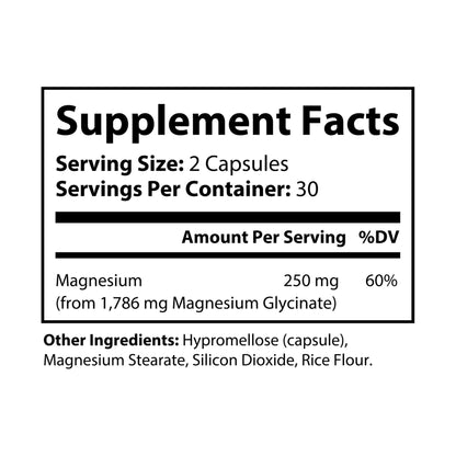 M·11 RESTORE MAGNESIUM — Magnesium Glycinate (60 Capsules)