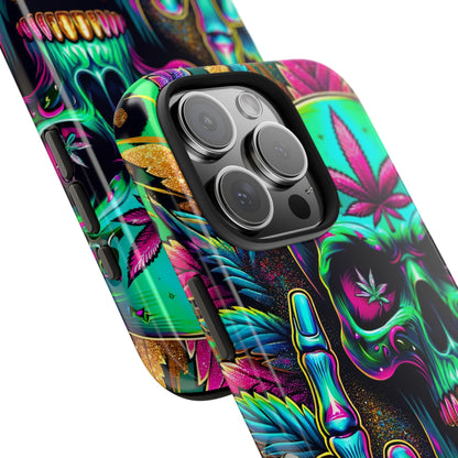Neon Skull -Tough Phone Cases