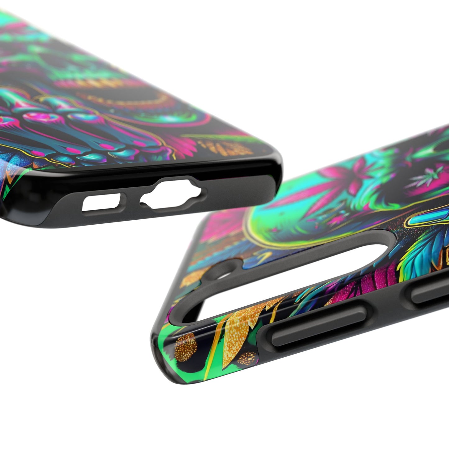 Neon Skull -Tough Phone Cases