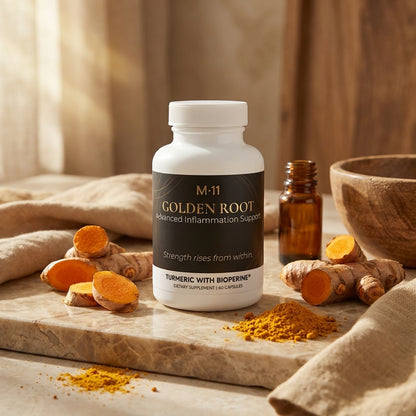 M·11 GOLDEN ROOT —Turmeric + BioPerine® (60 Capsules)