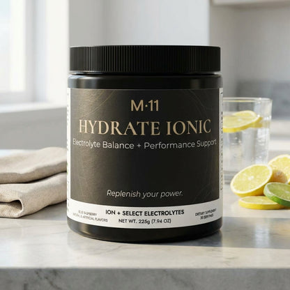 M·11 HYDRATE IONIC — Electrolyte Balance + Performance Support (225g)