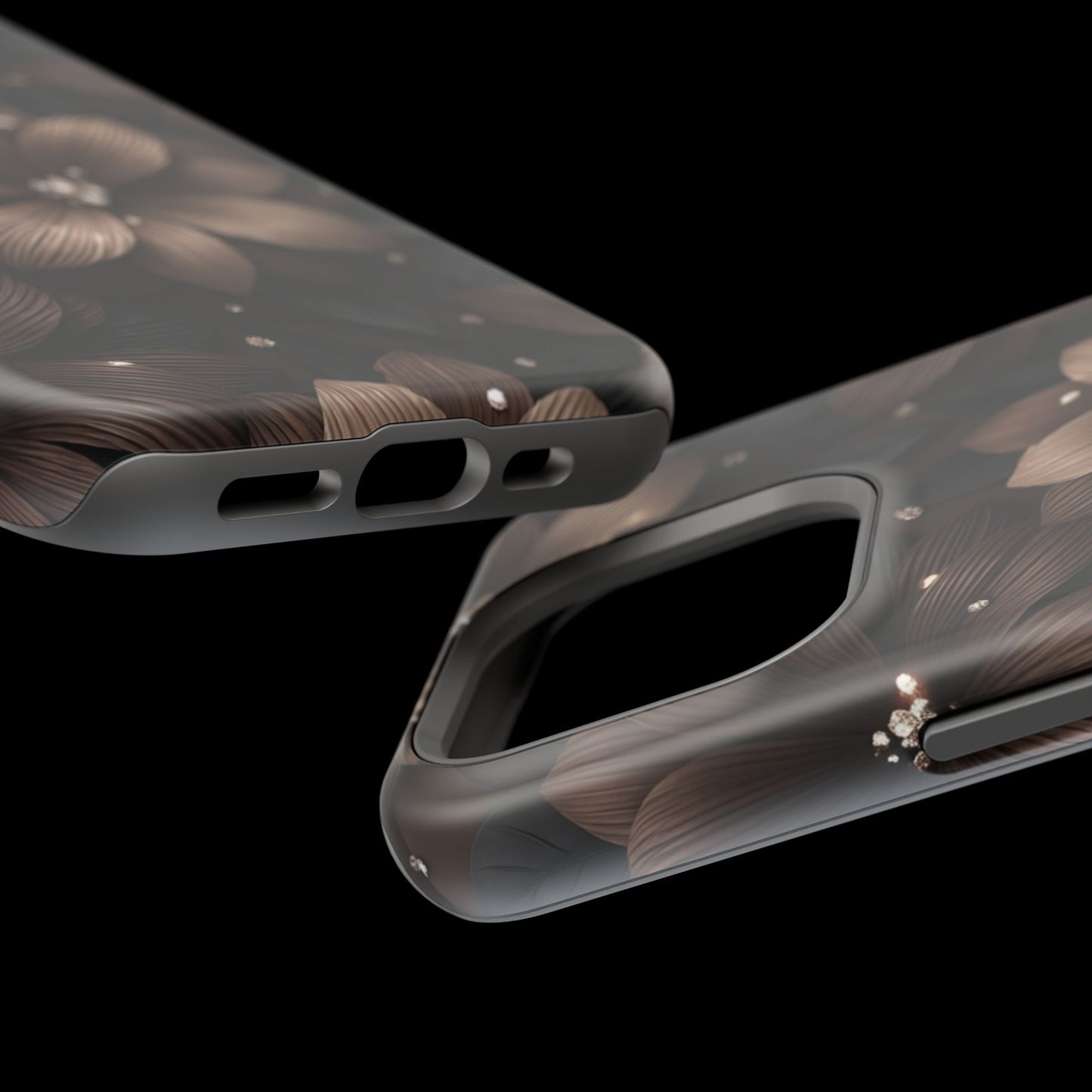 Phone Case - Floral Magnetic Impact-Resistant Case