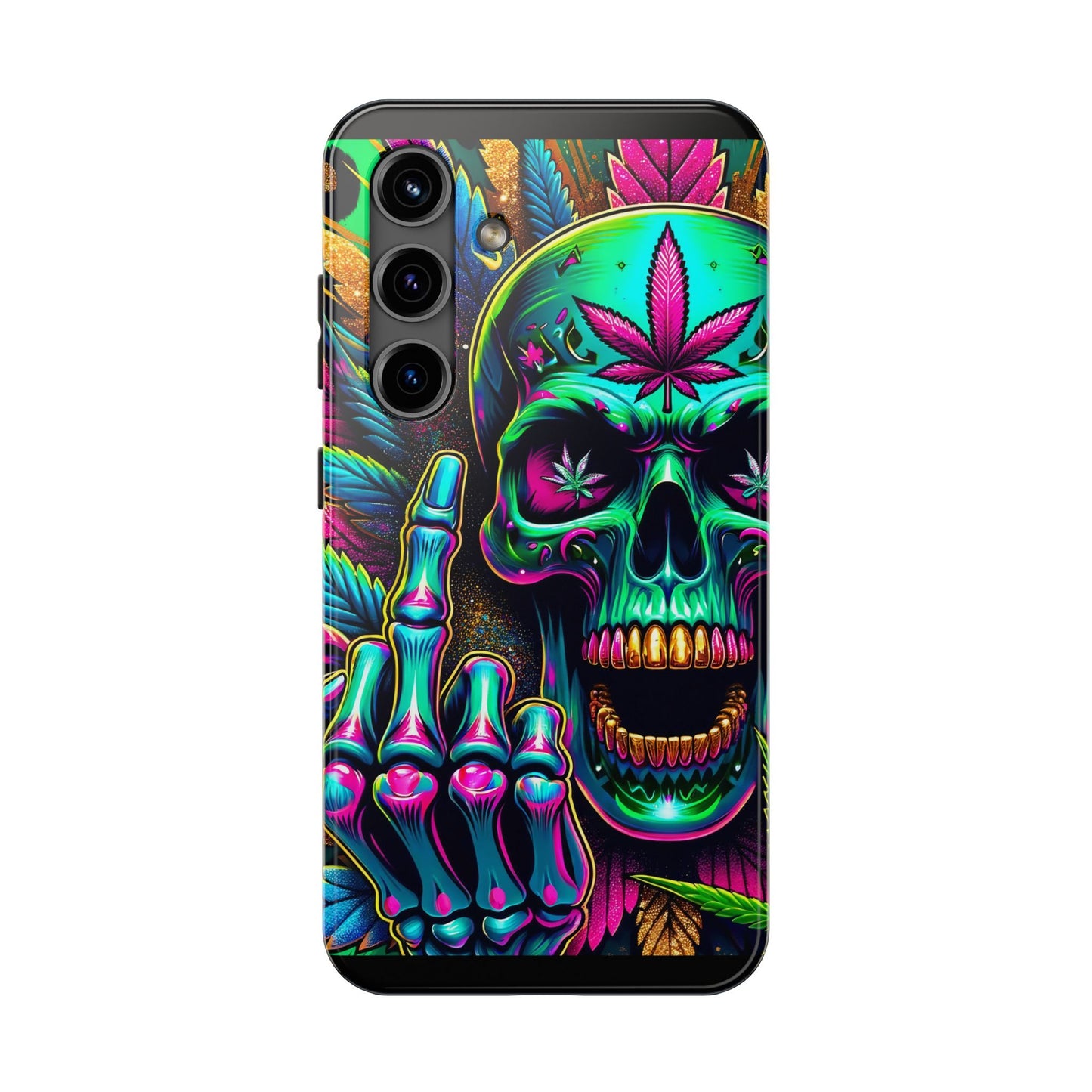 Neon Skull -Tough Phone Cases