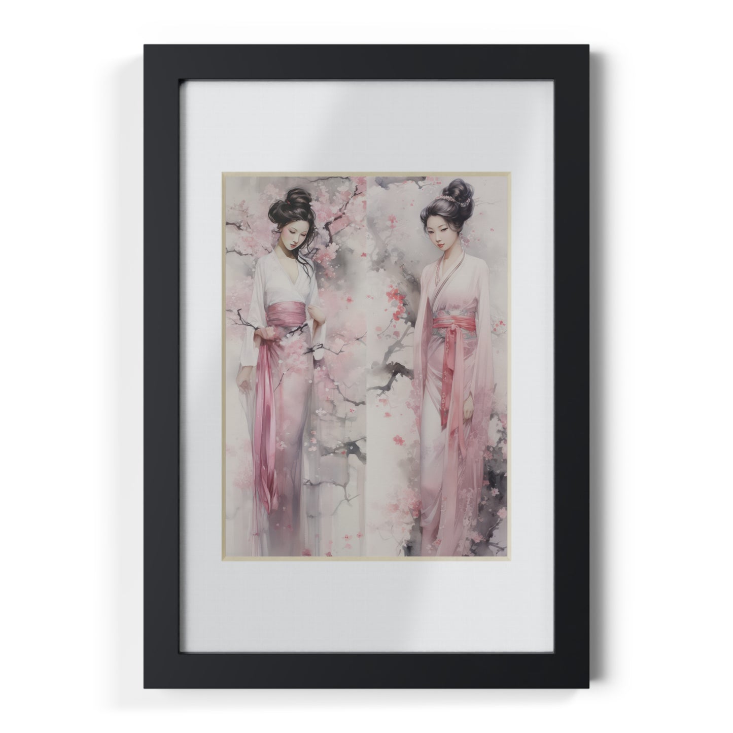 Cherry Blossom 2 -Framed Posters, Black - Inspired Collective Store