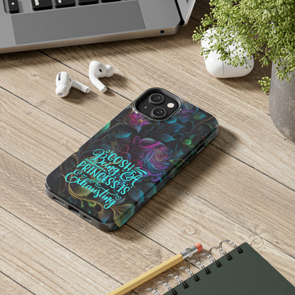 Whimsy Flower "Being a Princess is exhausting" -Tough Phone Cases for IPhone and Samsung - Inspired Collective Store