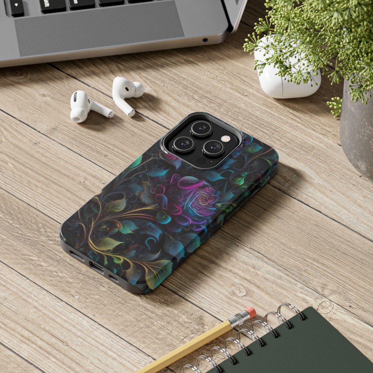 Whimsy Flower-Tough Phone Cases for IPhone and Samsung