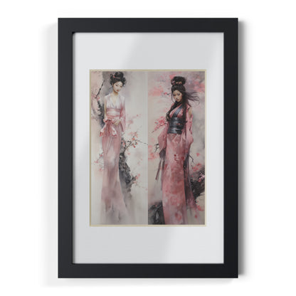 Cherry Blossom 1 -Framed Posters, Black - Inspired Collective Store