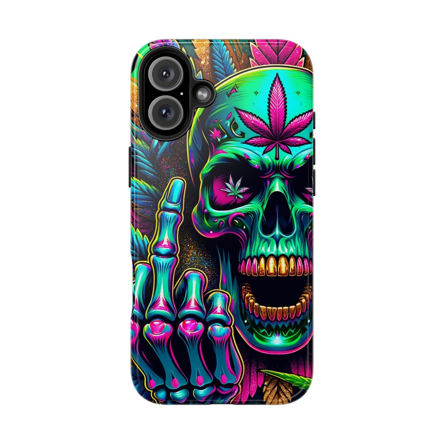 Neon Skull -Tough Phone Cases