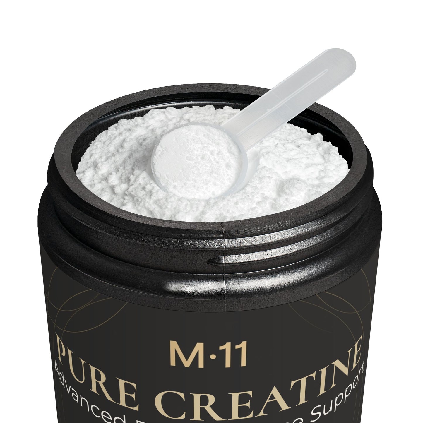 M•11 PURE CREATINE- Creatine Monohydrate Supplement (300g, 10.58oz)