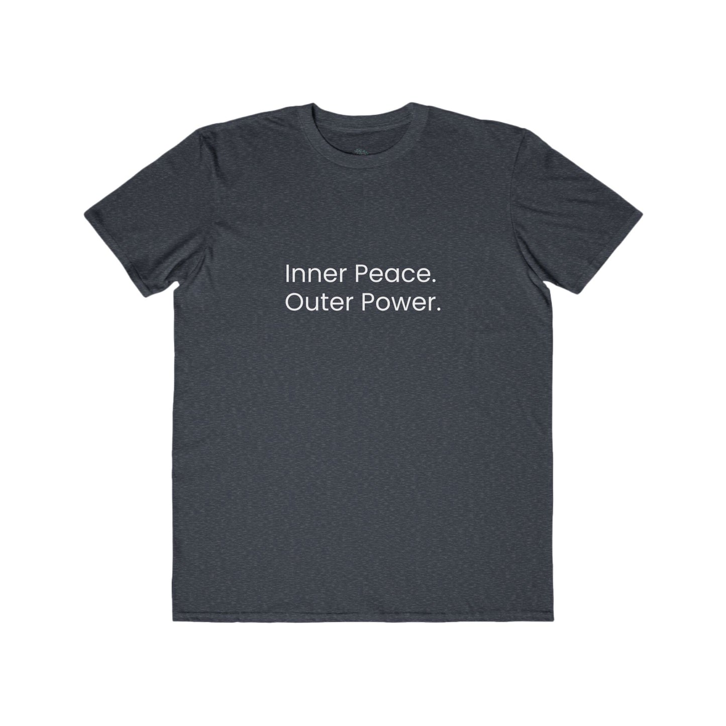 Inner Peace. Outer Power. Mens Tee — Minimalist Inspirational T-Shirt