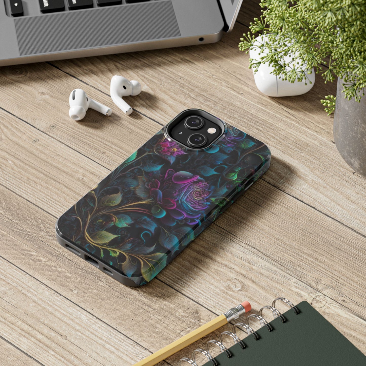 Whimsy Flower-Tough Phone Cases for IPhone and Samsung