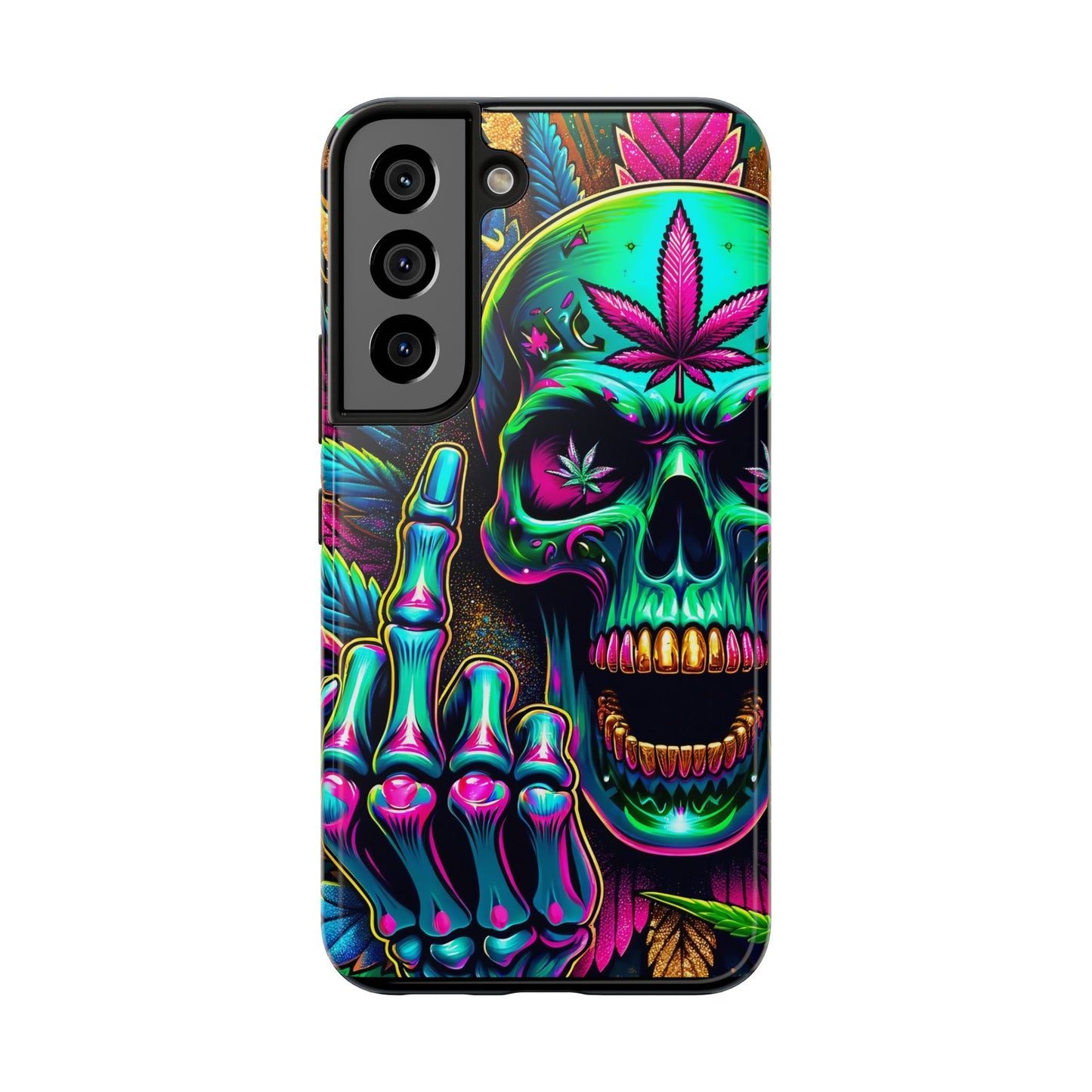 Neon Skull -Tough Phone Cases