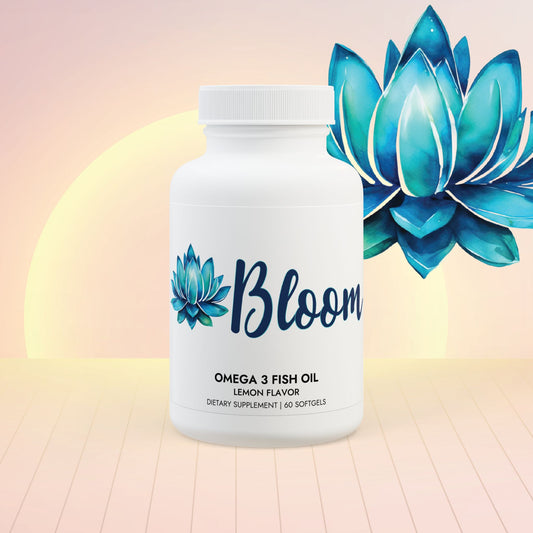 Bloom Omega 3 Fish Oil Supplement (60 Softgels) - Inspired Collective Store