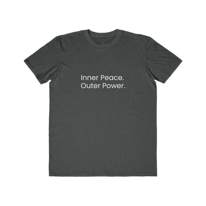 Inner Peace. Outer Power. Mens Tee — Minimalist Inspirational T-Shirt