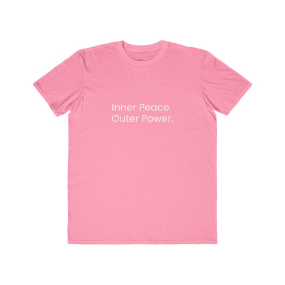 Inner Peace. Outer Power. Mens Tee — Minimalist Inspirational T-Shirt