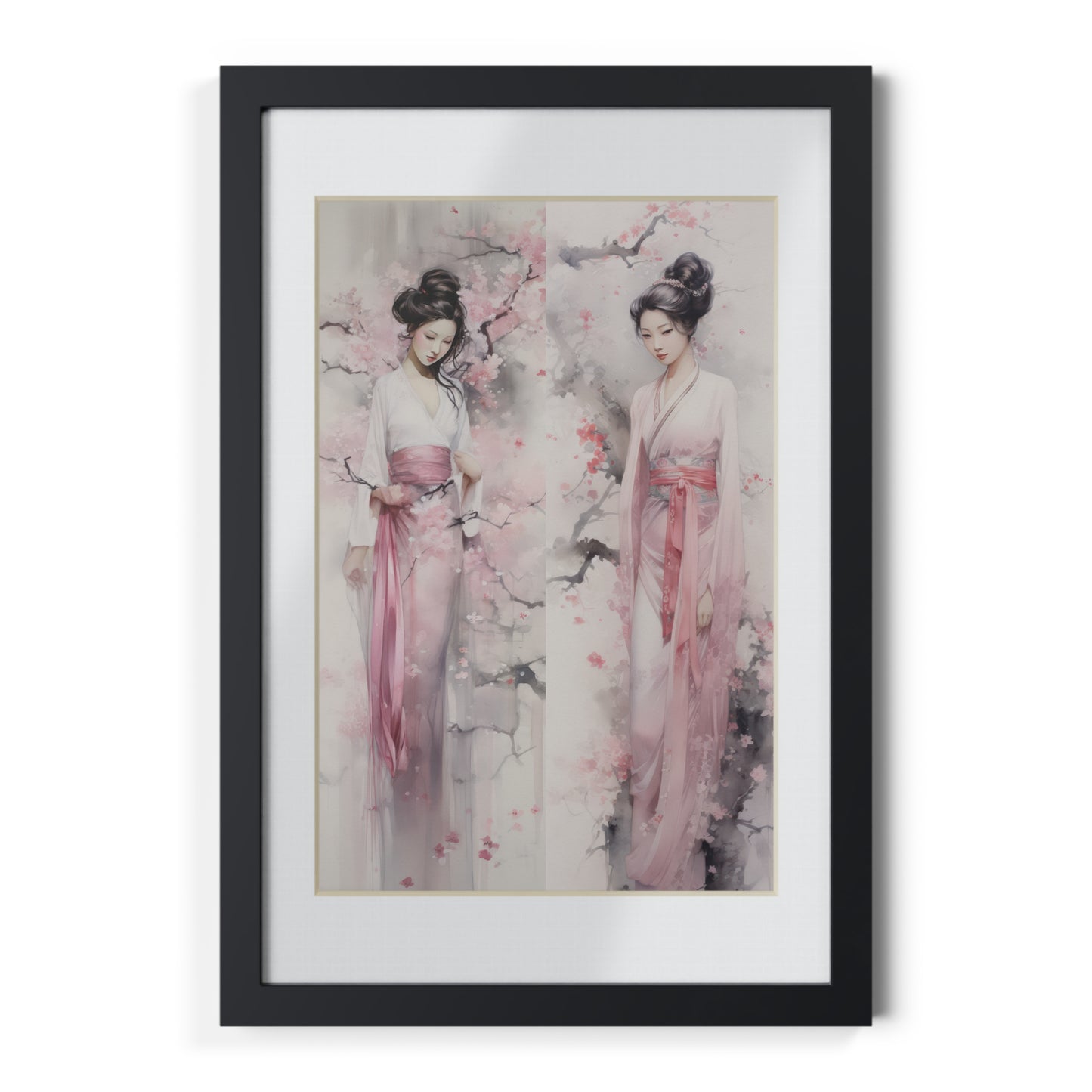 Cherry Blossom 2 -Framed Posters, Black - Inspired Collective Store