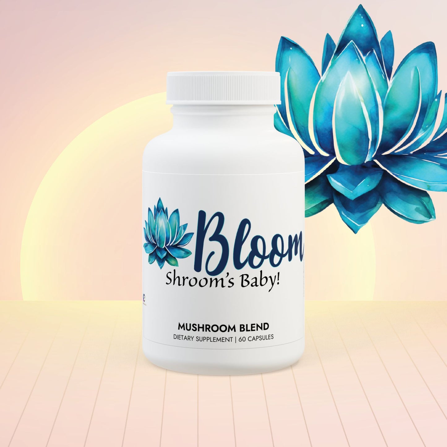 Bloom Shrooms Baby! Mushroom Blend Supplement (60 Capsules) - Inspired Collective Store