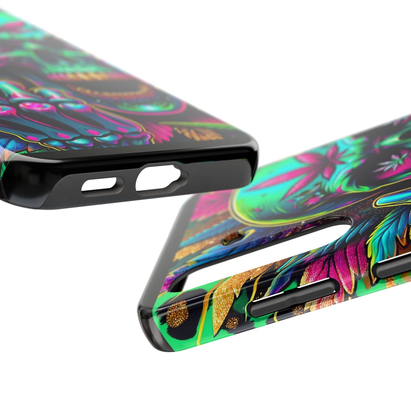 Neon Skull -Tough Phone Cases